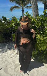 Load image into Gallery viewer, THE SILK SCALLOP KAFTAN SARONG SET
