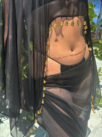 Load image into Gallery viewer, THE SILK SCALLOP KAFTAN SARONG SET
